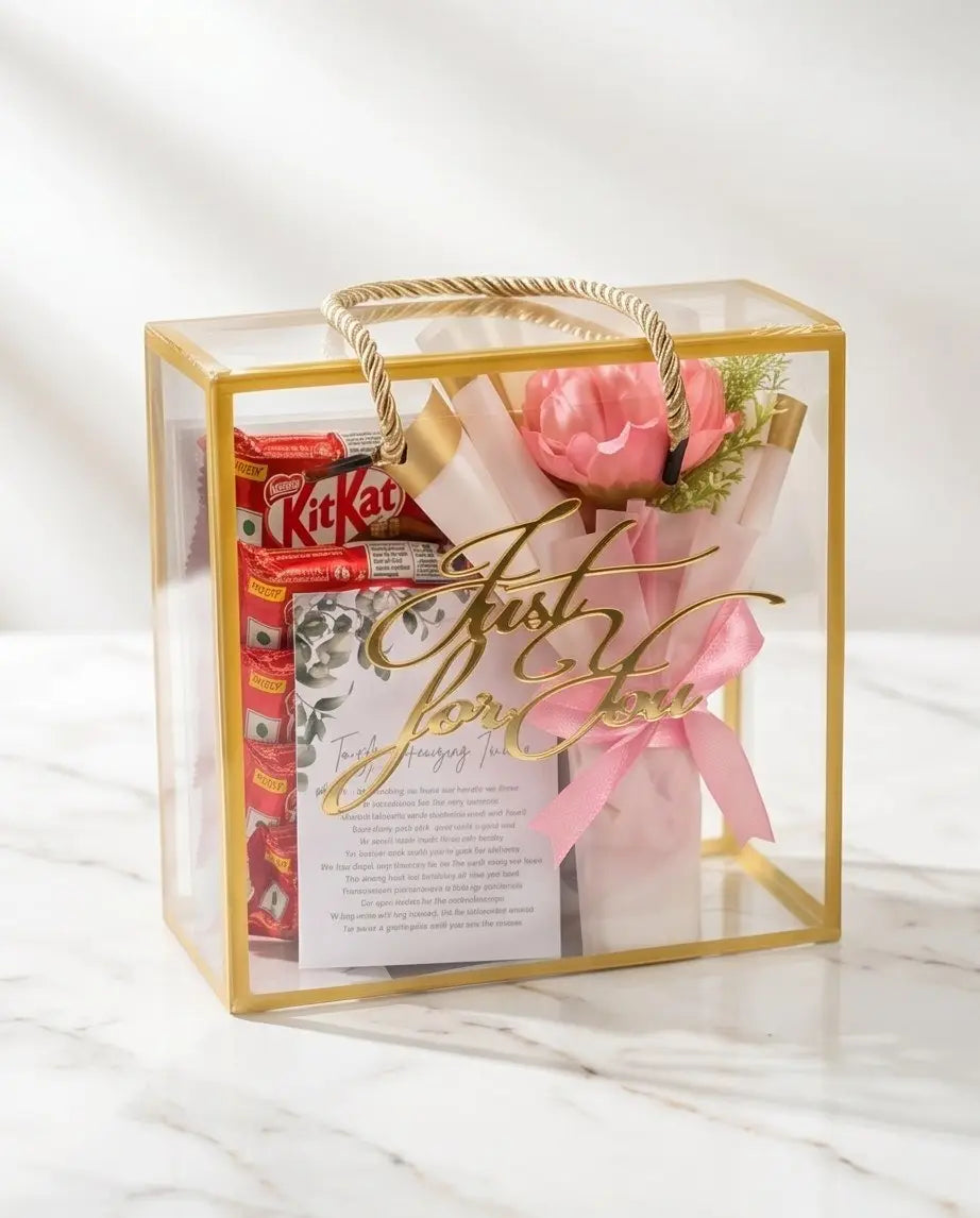 Just For You Floral Chocolate Hamper