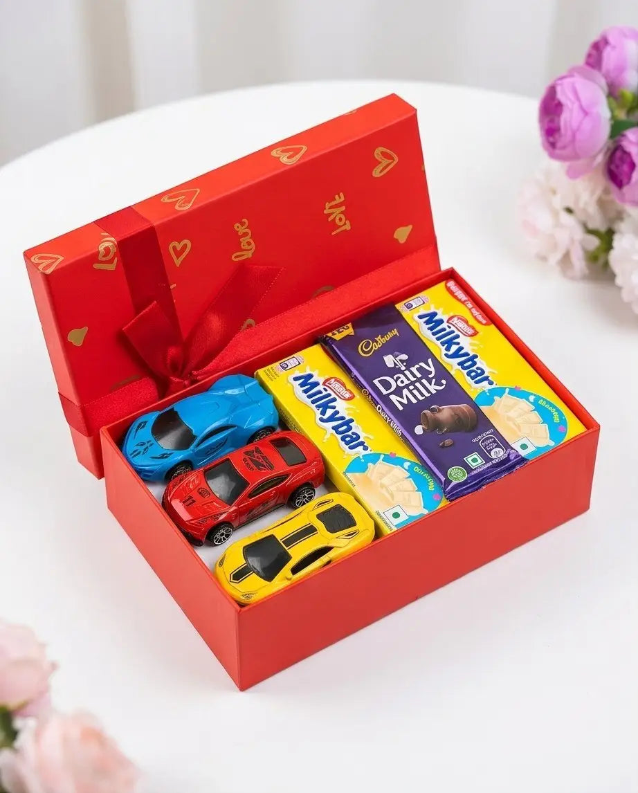 Mini Car & Chocolate Kids Hamper