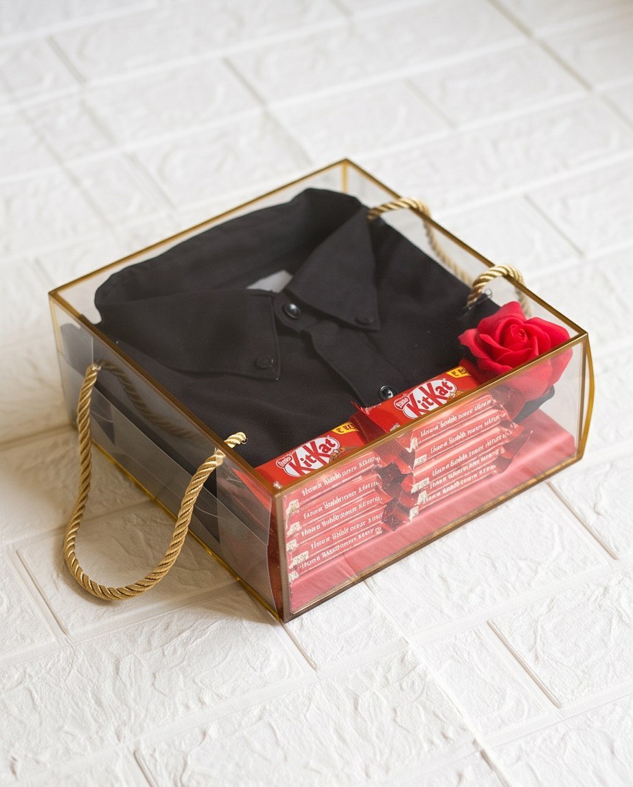 Men's Shirt & Chocolate Luxury Hamper